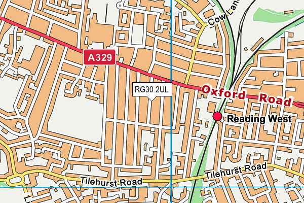 RG30 2UL map - OS VectorMap District (Ordnance Survey)