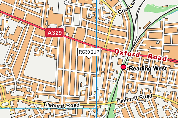 RG30 2UP map - OS VectorMap District (Ordnance Survey)