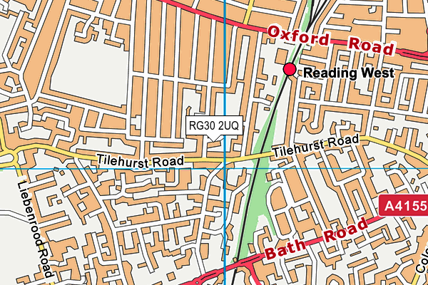 RG30 2UQ map - OS VectorMap District (Ordnance Survey)