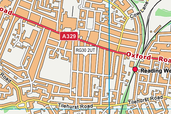 RG30 2UT map - OS VectorMap District (Ordnance Survey)