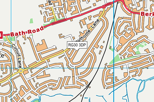 RG30 3DP map - OS VectorMap District (Ordnance Survey)