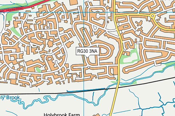 RG30 3NA map - OS VectorMap District (Ordnance Survey)