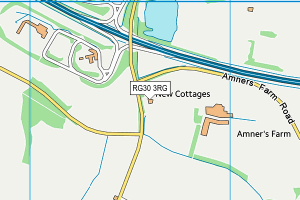 RG30 3RG map - OS VectorMap District (Ordnance Survey)