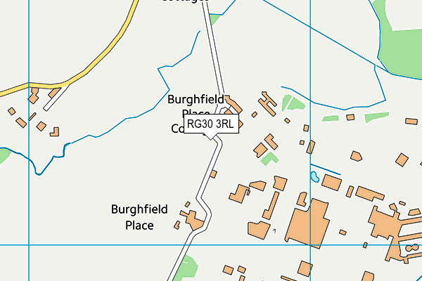 RG30 3RL map - OS VectorMap District (Ordnance Survey)