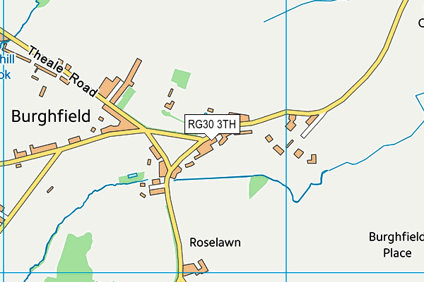 RG30 3TH map - OS VectorMap District (Ordnance Survey)