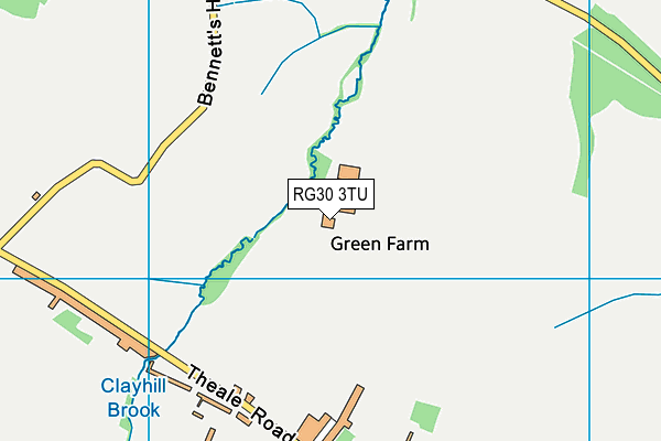 RG30 3TU map - OS VectorMap District (Ordnance Survey)