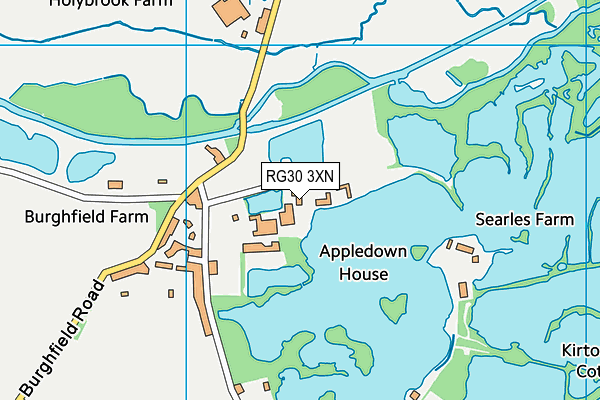 RG30 3XN map - OS VectorMap District (Ordnance Survey)
