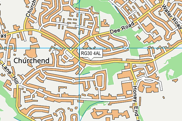 RG30 4AL map - OS VectorMap District (Ordnance Survey)