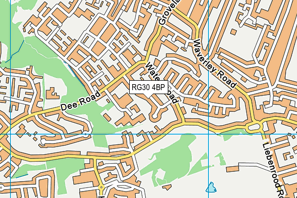 RG30 4BP map - OS VectorMap District (Ordnance Survey)