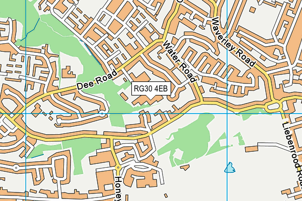 RG30 4EB map - OS VectorMap District (Ordnance Survey)