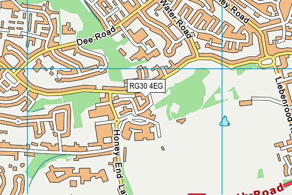 RG30 4EG map - OS VectorMap District (Ordnance Survey)
