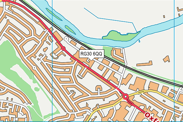 RG30 6QQ map - OS VectorMap District (Ordnance Survey)