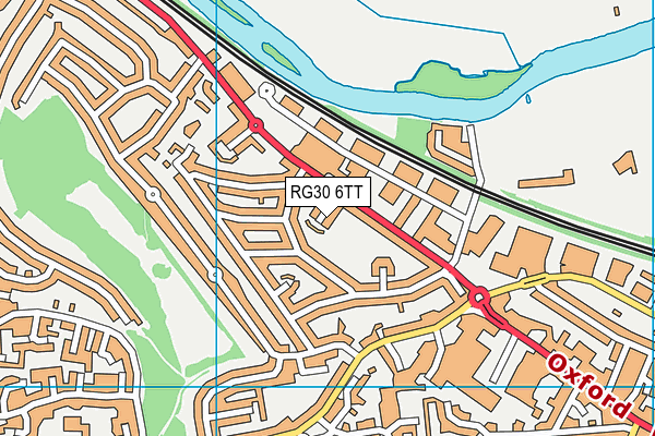 RG30 6TT map - OS VectorMap District (Ordnance Survey)