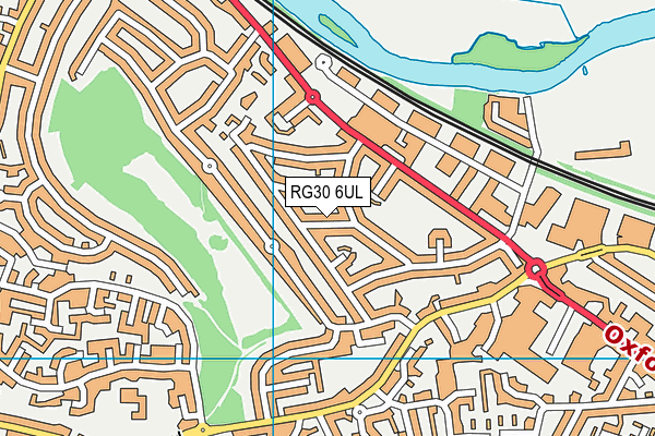 RG30 6UL map - OS VectorMap District (Ordnance Survey)
