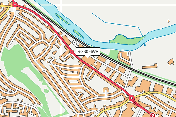 RG30 6WR map - OS VectorMap District (Ordnance Survey)