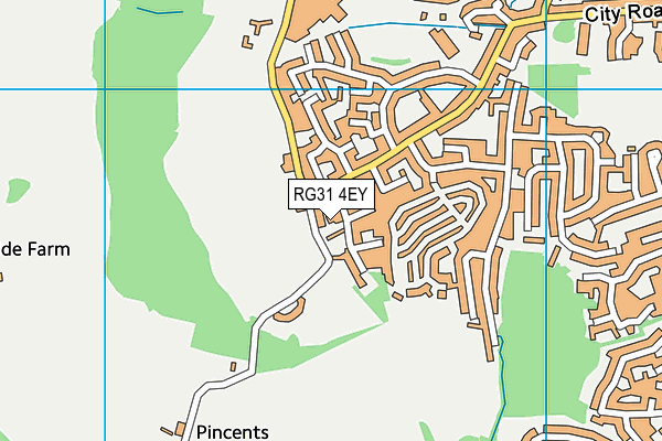 RG31 4EY map - OS VectorMap District (Ordnance Survey)