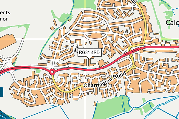 RG31 4RD map - OS VectorMap District (Ordnance Survey)