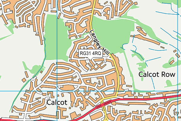 RG31 4RQ map - OS VectorMap District (Ordnance Survey)