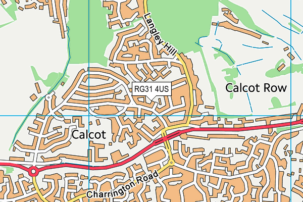 RG31 4US map - OS VectorMap District (Ordnance Survey)