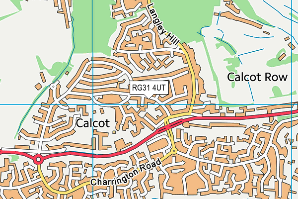 RG31 4UT map - OS VectorMap District (Ordnance Survey)