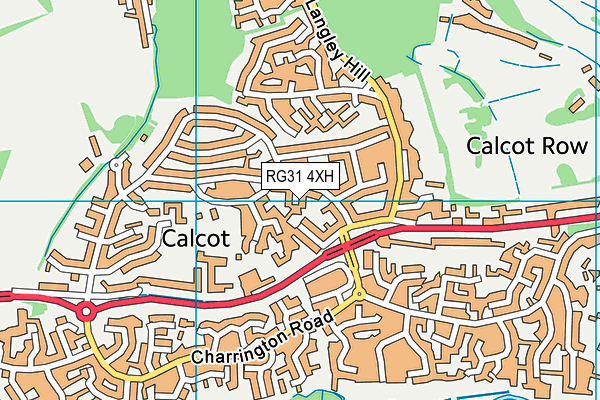 RG31 4XH map - OS VectorMap District (Ordnance Survey)