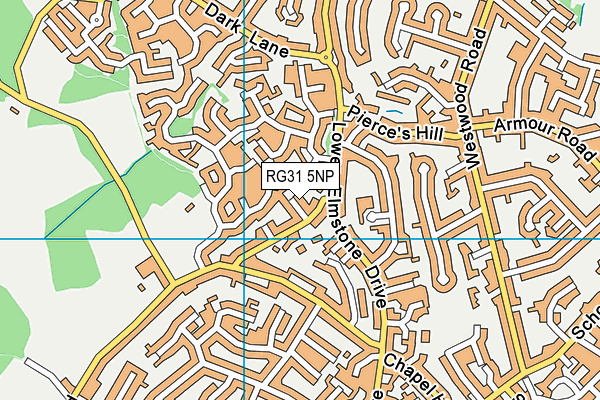 RG31 5NP map - OS VectorMap District (Ordnance Survey)