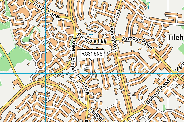 RG31 5NS map - OS VectorMap District (Ordnance Survey)