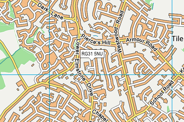 RG31 5NU map - OS VectorMap District (Ordnance Survey)