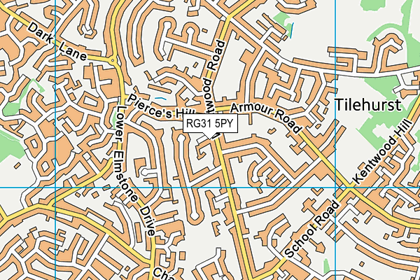 RG31 5PY map - OS VectorMap District (Ordnance Survey)