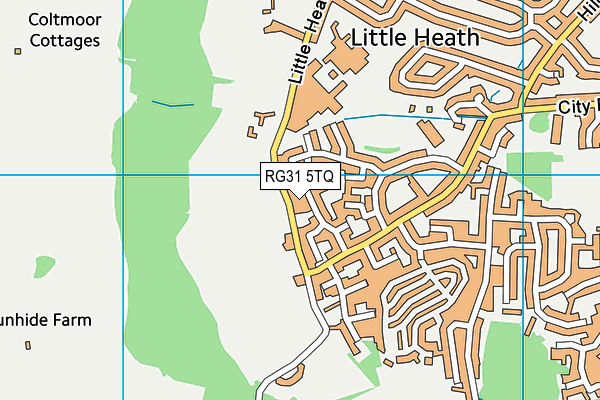RG31 5TQ map - OS VectorMap District (Ordnance Survey)