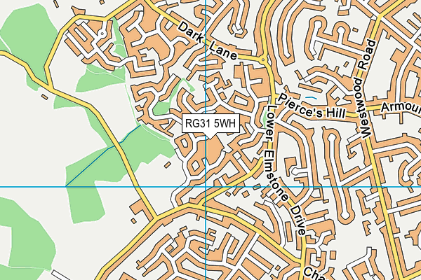 RG31 5WH map - OS VectorMap District (Ordnance Survey)
