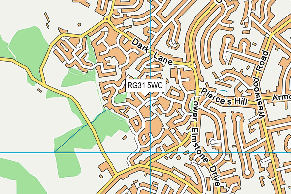 RG31 5WQ map - OS VectorMap District (Ordnance Survey)