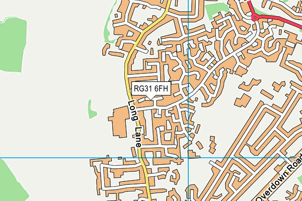 RG31 6FH map - OS VectorMap District (Ordnance Survey)