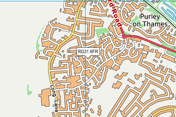 RG31 6FR map - OS VectorMap District (Ordnance Survey)