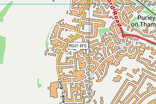 RG31 6FS map - OS VectorMap District (Ordnance Survey)