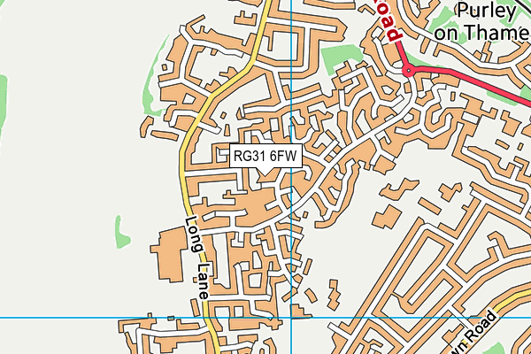 RG31 6FW map - OS VectorMap District (Ordnance Survey)