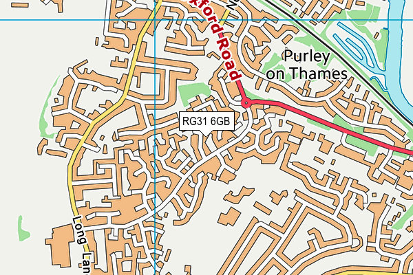 RG31 6GB map - OS VectorMap District (Ordnance Survey)