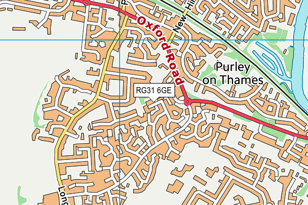 RG31 6GE map - OS VectorMap District (Ordnance Survey)