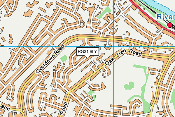 RG31 6LY map - OS VectorMap District (Ordnance Survey)