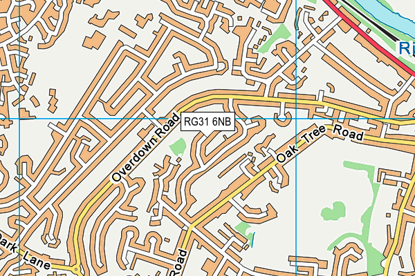 RG31 6NB map - OS VectorMap District (Ordnance Survey)