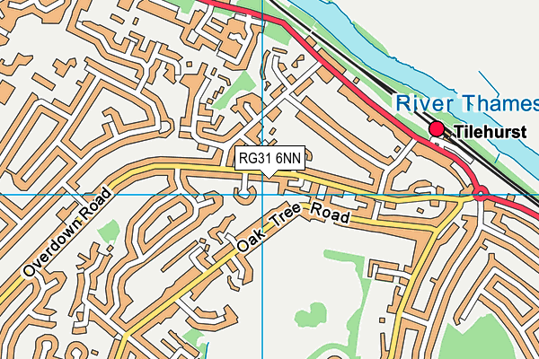 RG31 6NN map - OS VectorMap District (Ordnance Survey)