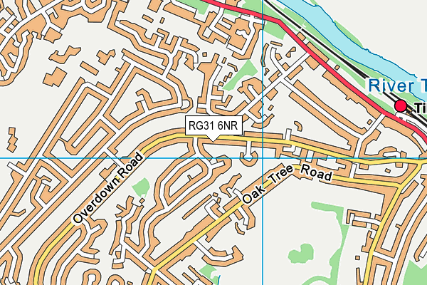 RG31 6NR map - OS VectorMap District (Ordnance Survey)