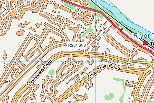 RG31 6NS map - OS VectorMap District (Ordnance Survey)