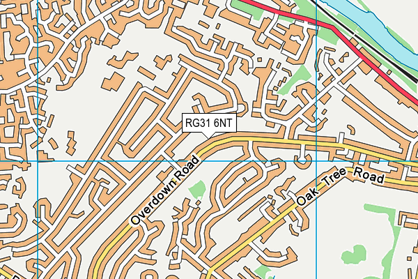 RG31 6NT map - OS VectorMap District (Ordnance Survey)