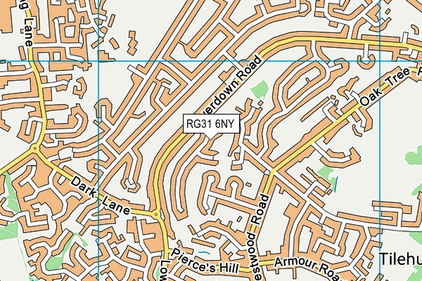 RG31 6NY map - OS VectorMap District (Ordnance Survey)