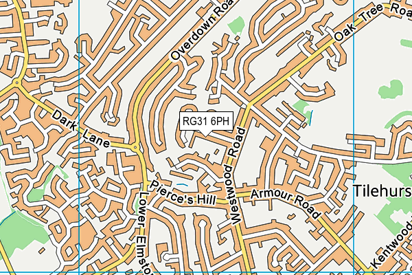 RG31 6PH map - OS VectorMap District (Ordnance Survey)