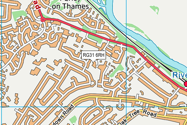 RG31 6RH map - OS VectorMap District (Ordnance Survey)