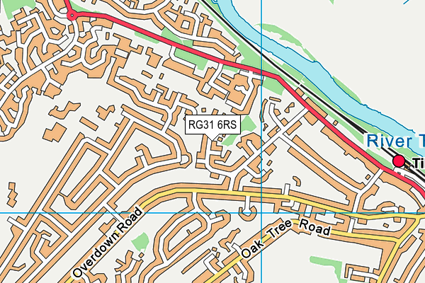 RG31 6RS map - OS VectorMap District (Ordnance Survey)