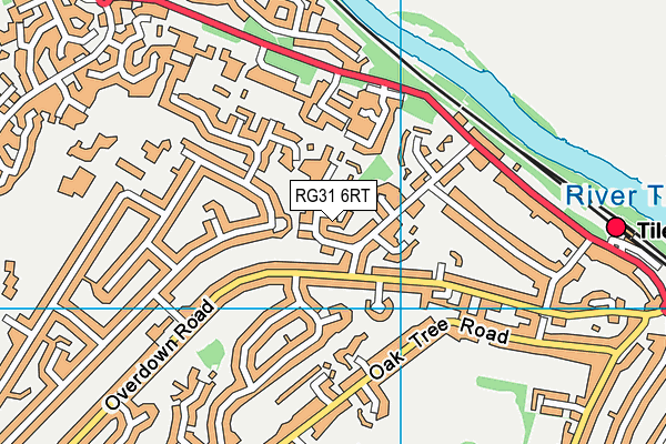 RG31 6RT map - OS VectorMap District (Ordnance Survey)