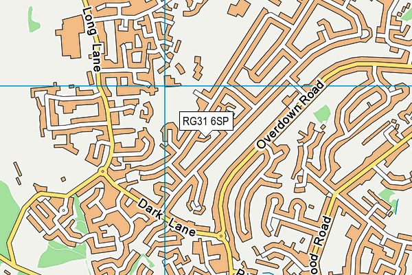 RG31 6SP map - OS VectorMap District (Ordnance Survey)